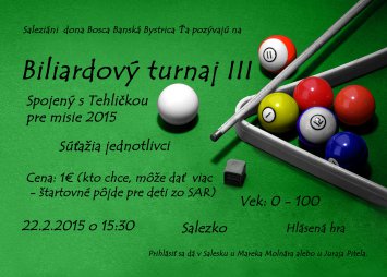 Biliardový turnaj III - Tehlička